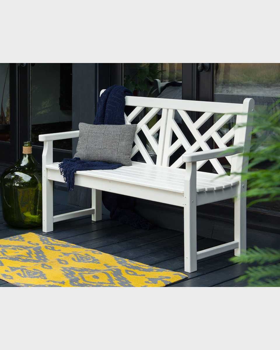 Chippendale 48" Outdoor Bench